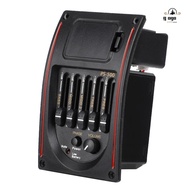 GOGOU ​Acoustic Guitar Pickup, ​LCD Display​ EQ PS-500 ​Guitar Preamp EQ​, ​For Acoustic Guitar​ ​El