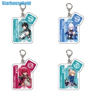 Game Honkai: Star Rail keychain Acheron Robin Boothill 2 in 1 Acrylic pendant