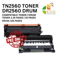 TN2560 TN2560XL 2560 COMPATIBLE TONER | DR2560 COMPATIBLE DRUM