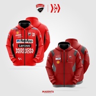 MotoGP Zipper Hooded Jacket-Ducati Corse/Ducati Corse Jacket-HDLT-01, S Size