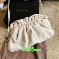 Bottega Veneta/BV Bottega Veneta Women's Bag Folded Bag Cloud Bag Dumpling Bag Messenger Bag White Real Shot Genuine