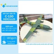 C-130 Hercules Transport Plane Paper Model Kit Vietnam People's Air Force Version
