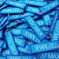 GANTUNGAN 737 MAX Keychain