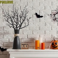PIXELHIVE​ 5pcs Halloween Artificial Dead Branch, Exquisite Black Artificial Plastic Tree Branch, An