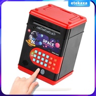 [Etekaxa] Auto Scroll Money Saving Box Toy Cash Coins Can Atm Box Atm Piggy Bank for