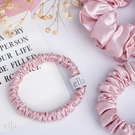 Ella Silk - ยางรัดผมผ้าไหมมัลเบอร์รี่ - ไซส์เล็ก Ella Mulberry Silk Scrunchies – Mini
