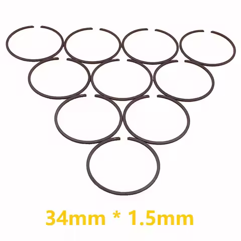 Sales 34mm x 1.5mm Piston Ring Fit STIHL FS45 FC55 FS75 FS80 FS85 FH75 HL45 KM55 BG45 BG46 BG55 BG65