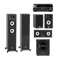Yamaha RX-V385 + JBL Stage A180 5.1 channel speaker (A130/M-Cube)