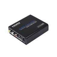 AM-9615 AV/SV to HDMI Converter Switch 4K*2K Scaler Converter Box for HDTV Video Scaling Adapter