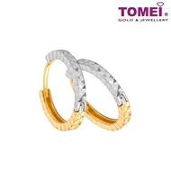 Hoop Earrings | Tomei 916 (22K) Yellow Gold (9Q-ER1435-D02-2C) (1.16g)