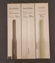 全新現貨 Salonia 15mm 直髮夾 hair straightener (Colour: Black / White / Symphony Green)