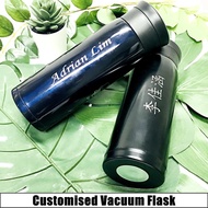 【SG Seller】Customized Name Engraving Vacuum Flask/Water Bottle/Drinking Bottle/Gift/Customized Gift