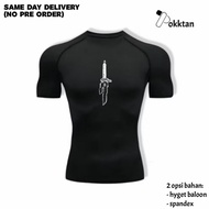 Jujutsu Kaisen Tojiro Short Sleeve Compression Shirt Tojiro Short Sleeve Tight Compression Sports Sh