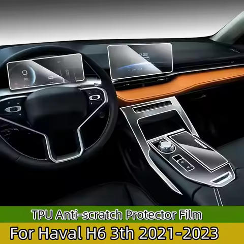 For Haval H6 3th 2021-2023 Car Door Center Pillar Center Console Media Dashboard Navigation TPU Anti