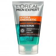 LOreal Men Expert Hydra Energetic Face SCRUB 100ml. ลอรีอัล เม็น เอ็กซ์เพิร์ท ไฮดรา เอนเนอร์เจติก เฟ