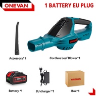 Onevan 5500W động cơ điện không chổi than Máy thổi khí không dây bụi lá tuyết thổi nhanh mạnh mẽ sạc