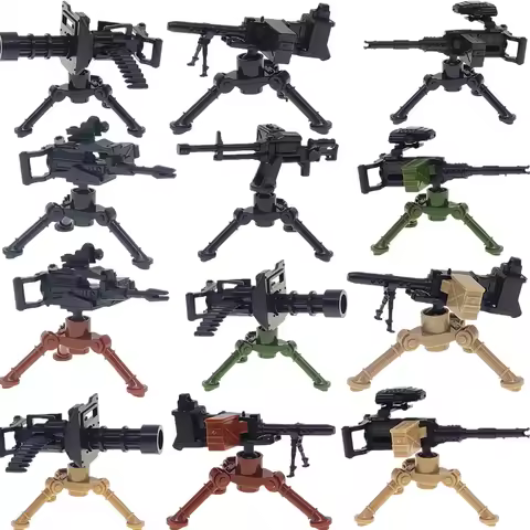 WW2 Military Building Blocks Solider Figures Gifts Weapons Machine Guns Equipments Accessories RPG M