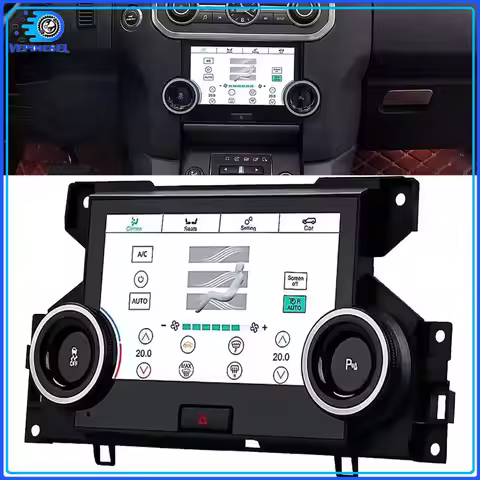 7" LCD Screen Android A/C Climate Control Panel For 2014-2016 Land Rover Discovery LR4 V6 3.0L V8 5.