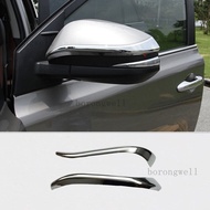 ABS Chrome For Toyota Corolla Cross SUV 2020 Accessories Car side door Rearview mirror decoration strip cover trim