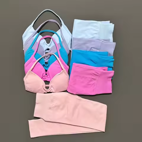 2 Piece Yoga Clothes Women Tracksuit Athletic Wear Pilates Fitness Suit Gym Workout Push Up Clothes