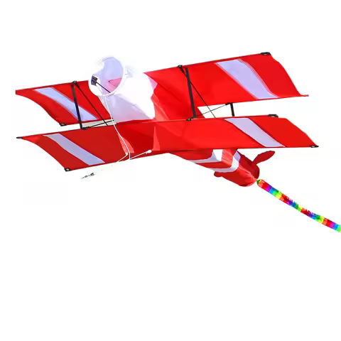 Outdoor Fun 86cm Stereo Airplane Kite For Adult Kids 3D Aircraft Kites With Handle & Line Good Kite 