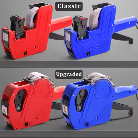 MX-5500 MX5500 8 Digits Handheld Price Tag Gun with 1 Ink Coding Machine for Retail Stores Supermark