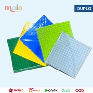 SIMULTANEOUS MALOTOYS Base Plate Duplo Block Board 25x25 cm 16x16 Dots Board Base Plate Baseplate Br