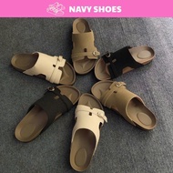 [QC-NEW] VERA Women's and Men's Flat Strap Sandals 3 NEW colors 2026 NAVY Shoes