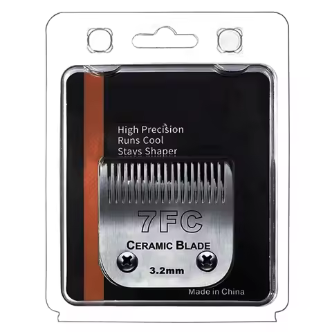 #7FC Ceramic Detachable Pet Clipper Replacement Blade For Most Andis, Most Oster A5, Wahl KM Series 