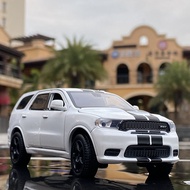 1:32 Dodge Durango SUV ล้อแม็กรถยนต์รุ่น D Iecast โลหะรถของเล่นรุ่นเสียงและแสงดึงกลับคอลเลกชันของขวัญเด็กจัดส่งฟรี