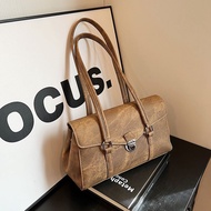 新品现货法式小众设计包包女包流行单肩腋下包时尚超法棍包French Niche Design Bag Women's Bag Popular Shoulder Axilla20260122