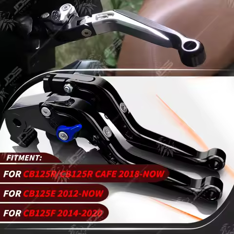 JDSTUNING For Honda CB125 HORNET/CB125R/CB125R CAFE/CB125E/CB125F Clutch Brake Lever Set Adjustable