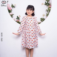 Dress 0378 G9moza Kate Material Creates Style To Go To School, Go Out Pretty And Lovely