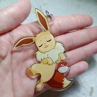 EEVEE Pokemon keychain Eevee Pokemon keychain