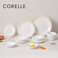 Corelle Jacquard Band 10pc Glass Dinner Set