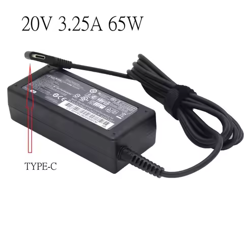 20V 3.25A 65W USB C Type-C Laptop Adapter Charger for Acer,Lenovo ThinkPad, HP, Chromebook, Yoga, De
