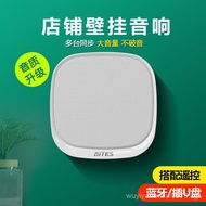 New Wall-Mounted Bluetooth Wireless Speaker for Stores, Commercial Wall-Mounted Speaker, Clothing St