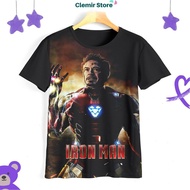 3D Kids T-Shirt | 3D T-Shirt Printing Shirt - Iron Man Children's Shirt V3 03Irm003 - Clemir Store