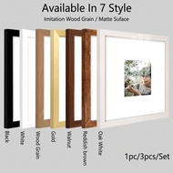 1pc/3pcs/Set 30x30/25x25/20x20cm Multicolor Photo Frames, Exquisite Large Picture Frames For Wall, P