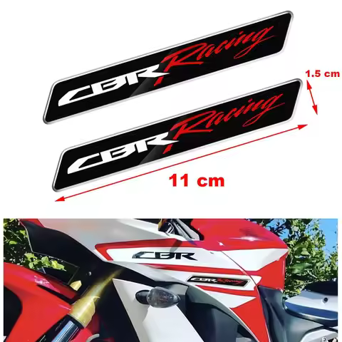 CBR Racing Motorcycle Emblem Badge Decal Tank Sticker Reflective Decal for For Honda CBR 150R 250R 3