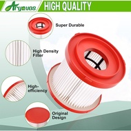 2 Pack Wet Dry Vacuum HEPA Filter Replacement 49-90-1900 Compatible with Milwaukee Cordless M18 M12 