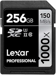 Lexar Professional 1000x 256GB SDXC UHS-II/U3 Card (Up to 150MB/s read) w/Image Rescue 5 Software LS