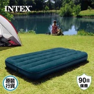 INTEX - 露營充氣床墊 Twin Dura-Beam Midnight Green Downy Airbed