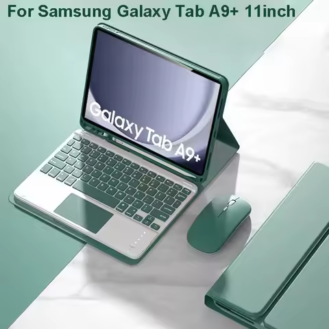 Case for Samsung Galaxy Tab A9 Plus 11inch Detachable Bluetooth Keyboard Case For Samsung Tab A9+ SM