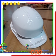 MSA Baseball PP Inner Fastrack Swivel White Helmet - MSA Brand SNI Project Safety Helmet MSA Safety 