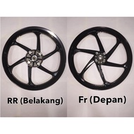 YAMAHA Y125Z, Y125ZR SPORT RIM 6 BATANG (BLACK) 100% HLY