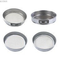 KIIK Stainless Steel 4 10 20 60 Mesh Bottom Mesh Flour Sieve Thickened Rice Sieve Flour Sieve Kitche