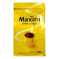 กาแฟดำบริสุทธิ์สำเร็จรูปรสออริจินัล 500 กรัม กาแฟรสโมก้า เครื่องดื่มกาแฟ แบรนด์เกาหลี ซีรีส์แม็กซิม 