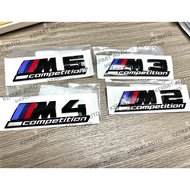 BMW LOGO M5 M4 M3 M2 COMPETITION EMBLEM F10 F30 E90 E60 E46 F18 AND ALL CAR