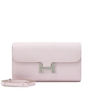 Hermès Mauve Pale Epsom Constance-To-Go Wallet Palladium Hardware, 2024
